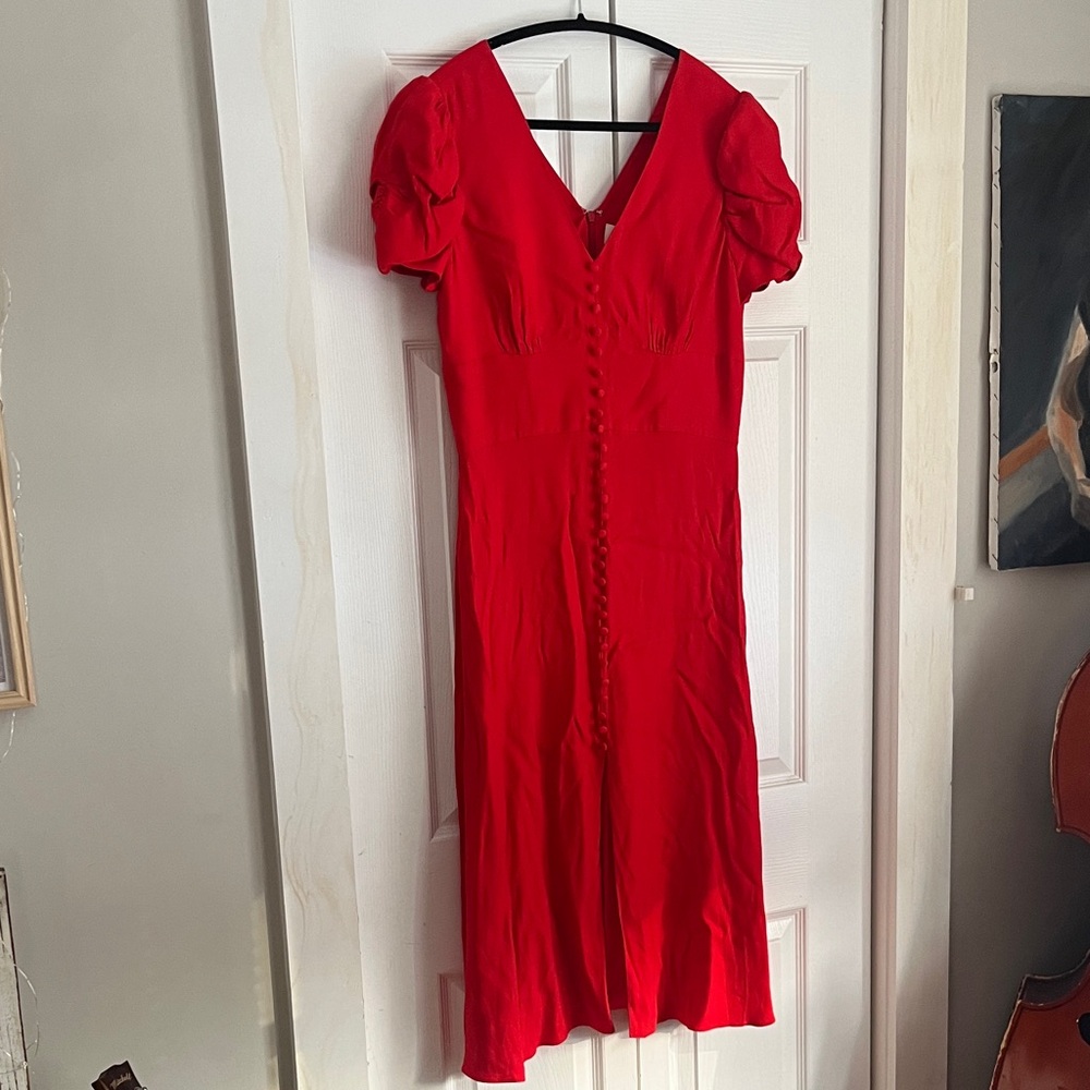 Red Saloni dress